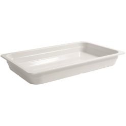 FUENTE MELAMINA GN 1/1 H 6'5 cm. BLANCA = &