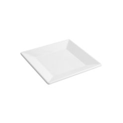 PLATO MELAMINA MING PAN 15'2x1'7 cm. BLANCO