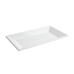 BANDEJA MELAMINA MING Rctg. 35.5x20x3.6 cm. BLANCA &