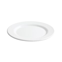 PLATO MELAMINA  BAVARO LLANO 25º cm. BLANCO