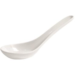 CUCHARA MELAMINA CHINA 13'5x4'4 cm. BLANCA