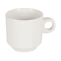 TAZA CAPUCCINO MELAMINA IRIS BLANCA ø7,5x7,5cm.