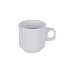 TAZA CAFE MELAMINA IRIS BLANCA ø5,5x5,5cm =