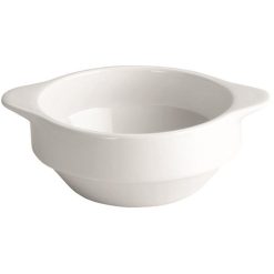 BOWL MELAMINA CONSOME C/ASAS 15x12X5'5 cm. BLAN