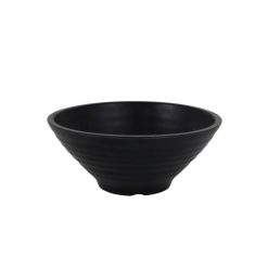 BOWL MELAMINA RAMEN ø17x7cm. NEGRO