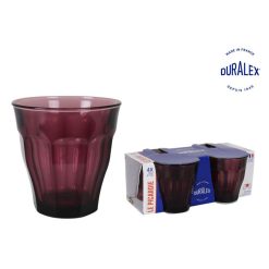 VASO PICARDIE MORADO/CRANBERRY 25CL SET 4 Uds. DURALEX