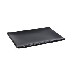 BANDEJA MELAMINA CRIOLLO 24,5x15,5x2 cm. NEGRO