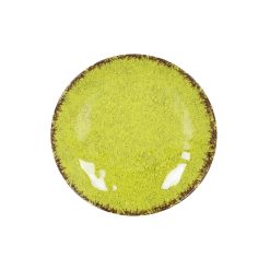 #12 PLATO MELAMINA GUAYABA POSTRE PISTACHO ø21.5x3cm