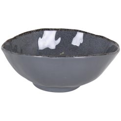 #6 ENSALADERA MELAMINA GUAYABA GRIS 24x20.x9,5cm