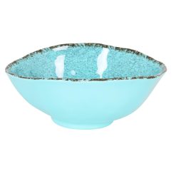 #12 BOWL MELAMINA GUAYABA AZUL 75cl 20.5x17.x8cm