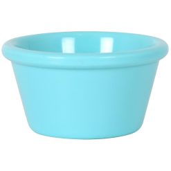 RAMEQUIN MELAMINA GUAYABA AZUL ø7.7x4.1cm