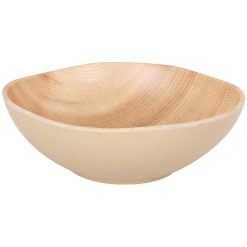 #6 ENSALADERA MELAMINA BANANA ø25.5x8cm &