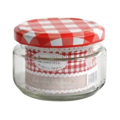 BOTE VIDRIO C/TAPA MULTIUSOS 13'5 cl. 7ºx5'5 cm.=