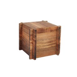 SOPORTE MADEIRA ACACIA 17x17x14.5cm.   &