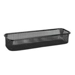 CESTITA ORIO INOX Rectg. NEGRA 25x7x4,5 cm. (TAPAS)&