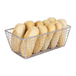 CESTITA CIRCUS INOX Rectg. 23x13x9 cm. &