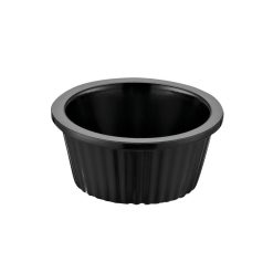 RAMEQUIN KÜLSAN NEGRO 3cl ø5,8x2,7 cm. MELAMINA