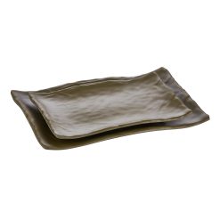 BANDEJA KÚLSAN Rectg. TERRA CAQ 27,5x19x3 cm. MELAMINA &