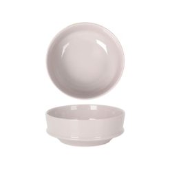 BOWL BAMBOLA APILABLE  PINK BEIGE ø16x6cm 75cl. STONEWARE
