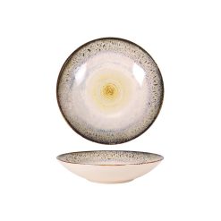 PLATO SAFRANAL HONDO ø22x4.5cm. STONEWARE