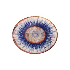 BANDEJA MANAOS OVAL 23x20x2.5cm. STONEWARE