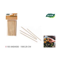 BOLSA 80 Uds. PINCHO BAMBU 15 cm.
