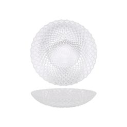 PLATO HONDO 21'5 cm. DIAMOND CRISTAL Transp.