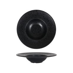 #6 PLATO RISSOTO MELAMINA KORIO ARIZONA NEGRO ø28.5x6