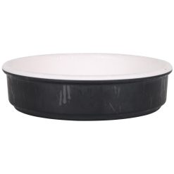 CAZUELITA ARIZONA NEGRA-BLANCA ø14x3.5cm 25 cl. &