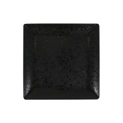 PLATO MELAMINA ARIZONA MING III LLANO NEGRO 24x24x2.5cm