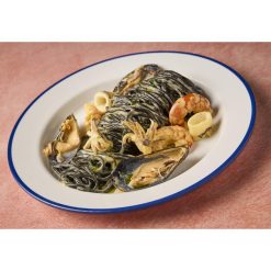 PLATO MELAMINA SOTAVENTO POSTRE FILO AZUL 20x2.5cm.