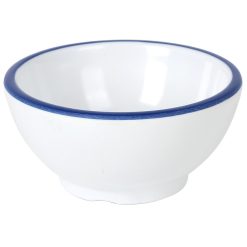 BOWL MELAMINA SOTAVENTO FILO AZUL 9.5x4.5cm.