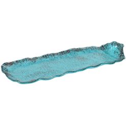 BANDEJA-PS-MURANO ETNIC TURQUESA 40X16cm (5mm)