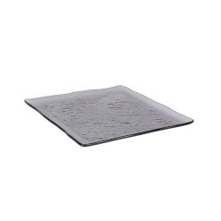 PLATO-PS-MURANO MING NEGRO 25X25cm (5mm) &