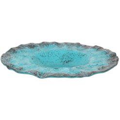 PLATO-PS-MURANO RISOTTO TURQUESA ø29x4cm (5mm)
