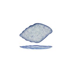 BANDEJA-PS-MURANO COBALTO CARACOLA 36x21X2cm (4mm)=