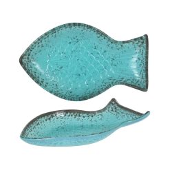 BANDEJA PEZ-PS-MURANO TURQUESA 20x12.5x2cm(4mm) &