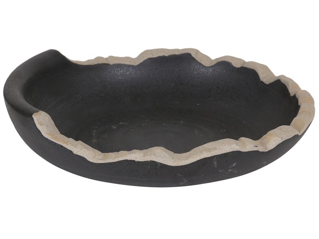 #4 PLATO-PS-SUCRO STONEWARE ø24x6,5 cm.