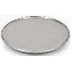 #12 PLATO-PS-INOX LLANO PLATA VIEJA ø23cm. VINTAGE