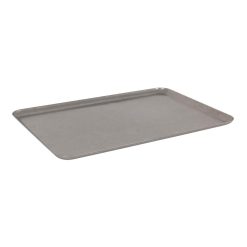 #12 BANDEJA-PS-INOX PLATA VIEJA 30x20.5cm. VINTAGE