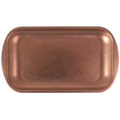 #-48 BANDEJA-PS-INOX COBRE VIEJO 27.5x15.5x1.5 cm. VINTAGE