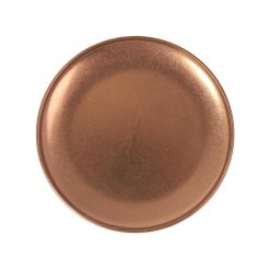 #-72 PLATO-PS-INOX POSTRE COBRE VIEJO ø17cm. VINTAGE