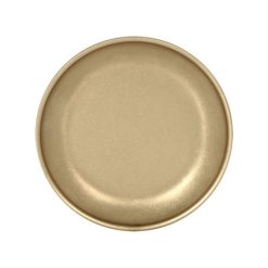 #72 PLATO-PS-INOX DORADO PAN ø14cm. VINTAGE