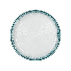 PLATO-PS- GUAJIRO TURQUESA ø24x2.5cm (4mm)