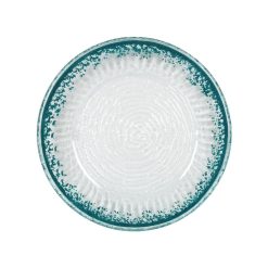 PLATO-PS-GUAJIRO TURQUESA ø14x2.5cm (4mm)