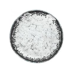 PLATO-PS-MIX NEGRO POSTRE ø19x1.5cm (4mm)