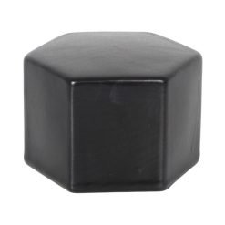 # 24 PLATAFORMA-PS-KARASAWA Hexag. NEGRA 11.5x11.5x7.5cm.