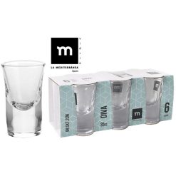 VASO CHUPITO DIVA 3'5 cl. SET 6 Uds. V.V. (DUBLINO) MEDITERRANEA