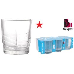 VASO AGUA MISTRAL DUNA 26 cl. SET 6 Uds. VIDRIO