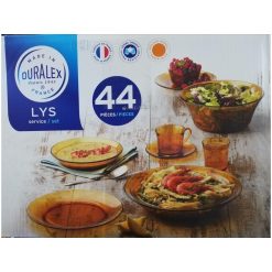 VAJILLA 44 Pcs. DURALEX AMBAR "LYS"